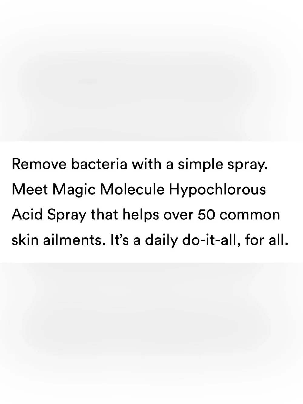 Magic Molecule Hypochlorous Acid Antimicrobial Skin Spray NEW Acne